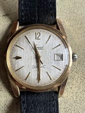 Orologio Accurist Divermatic funzionante 33mm oro testurizzato automatico ETA 2452