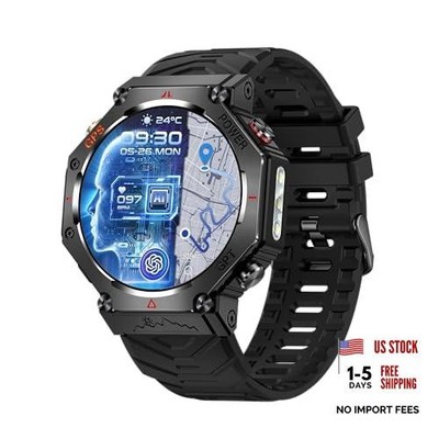SW8() 1.39'' Stylish Smartwatch for Men, Bluetooth Calling, AI Voice Black