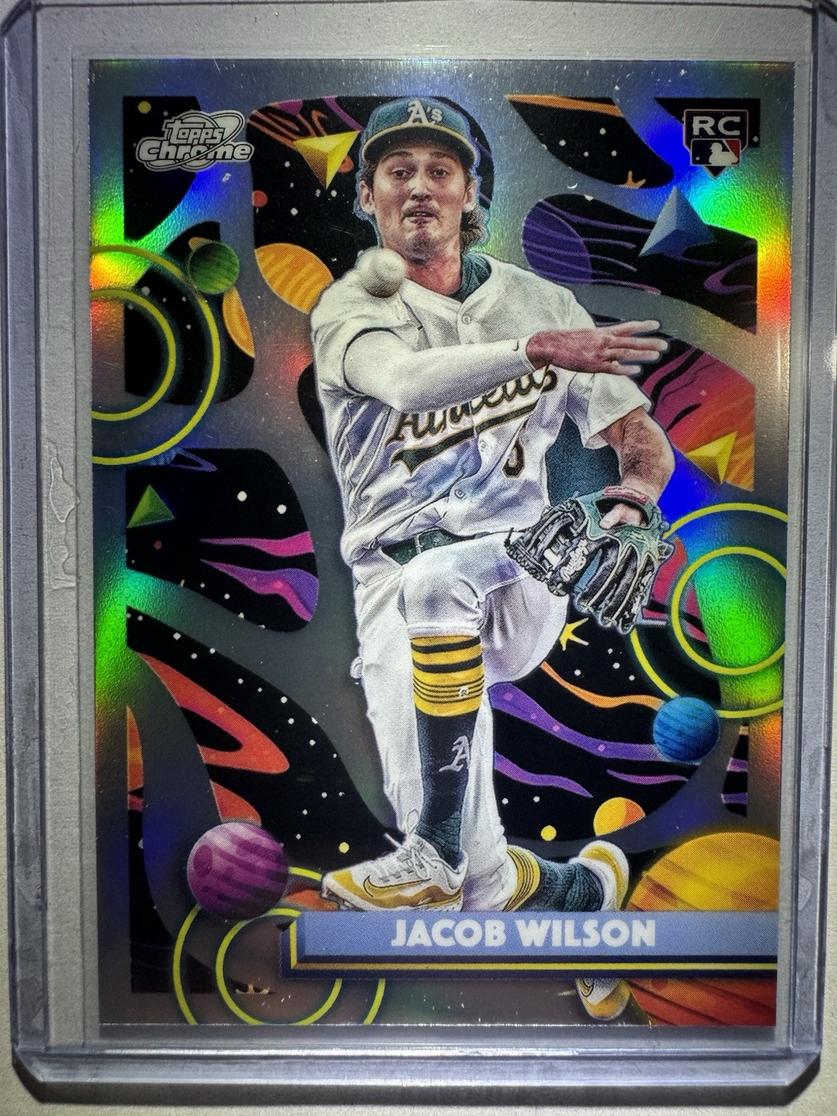 2025 Topps Cosmic Chrome Jacob Wilson RC Refractor #139