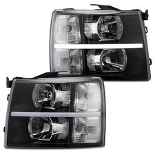 LED Bar Headlight for Chevy Silverado 1500 2007-2013 Fit 2007-2014 2500 3500 HD