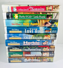 WALT DISNEY "FAMILY FILM COLLECTION" VHS TAPE MOVIE (LOT OF 9) CLASSIC MOVIES+++