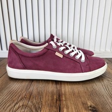 ECCO Soft 7 Sneakers Womens Size 7.5 Burgundy...
