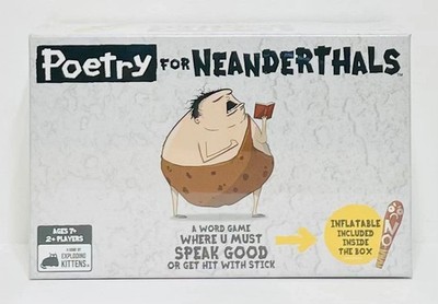 New Poetry for Neanderthals Original Edition Word Game (2+ Players) Ages 7+