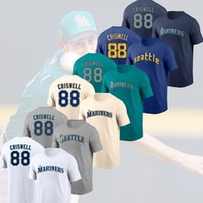 Cooper Criswell #88 Seattle Mariners Name & Number Player Unisex Fans Gift