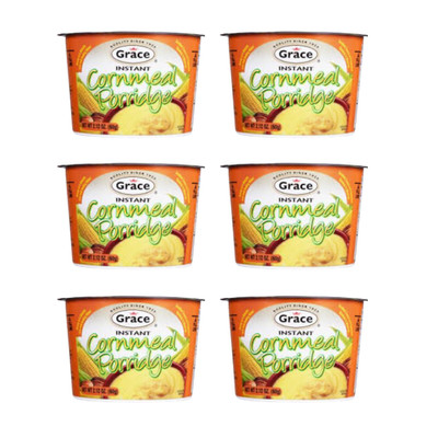 Grace Instant Cornmeal Porridge - Pack of 6 - Import fees are paid by us