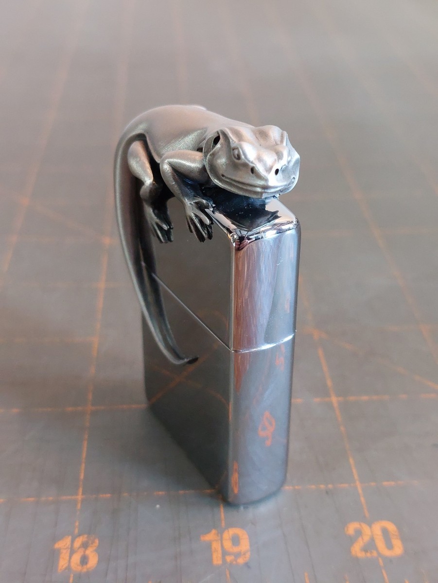 2013 Zippo 3D Sculpture Series Limited Edition Lizard Topper /1000