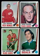 LOT OF 4 CARDS (BREWER, WHARRAM, VADNAIS, MOHNS) 1969-70 O-PEE-CHEE NHL   51238