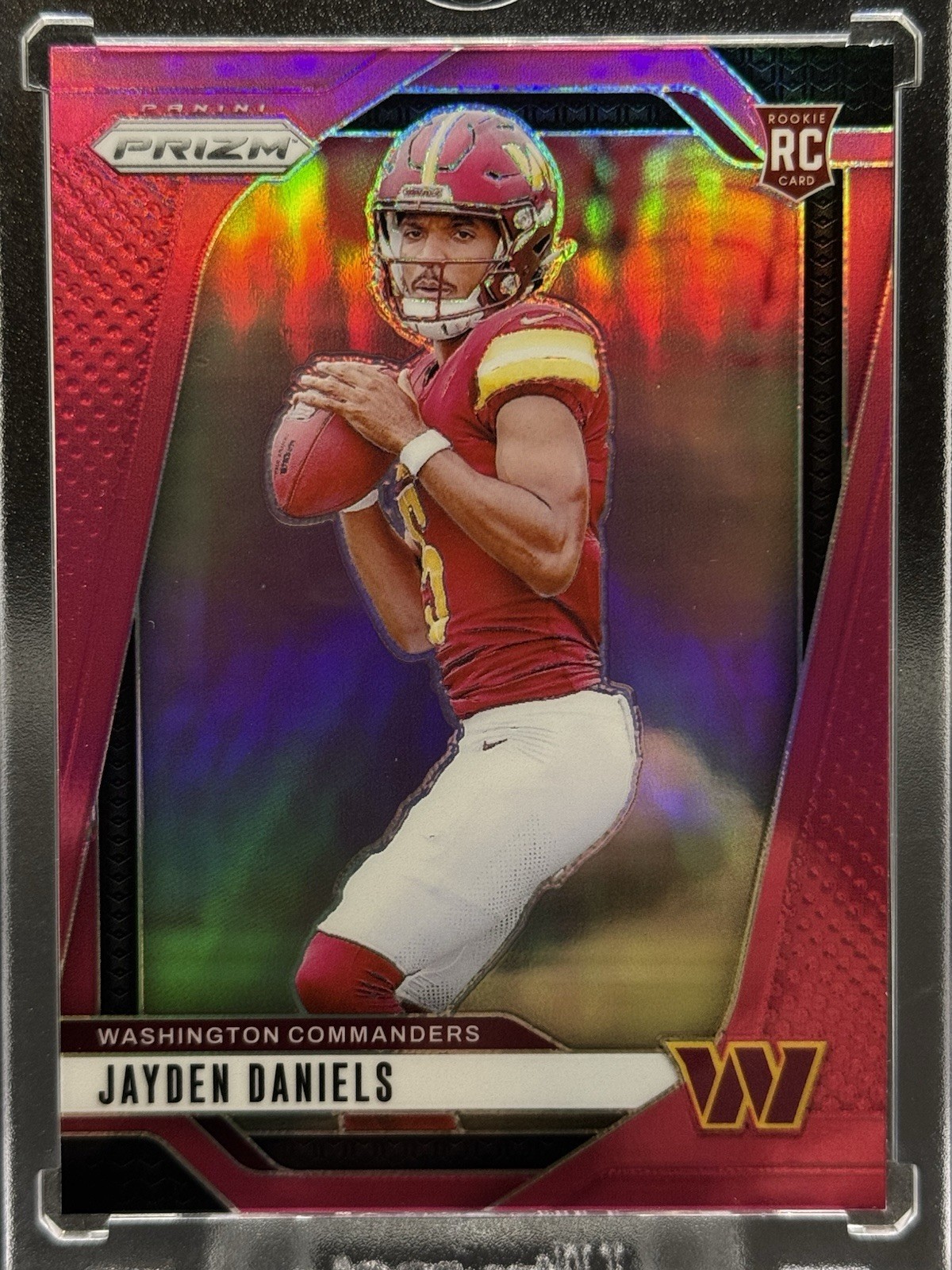JAYDEN DANIELS 2024 PANINI PRIZM PINK RC #347