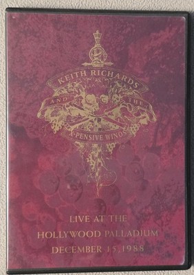 Keith Richards & X-pensive Winos Live at the Hollywood Palladium DVD Region 1 US