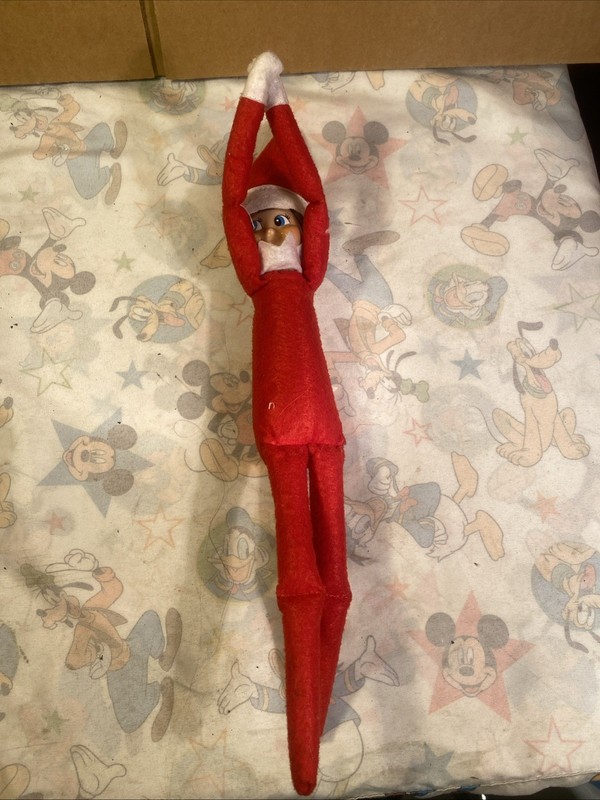 Christmas Elf On The Shelf Doll Vintage 2005 Boy Blue Eyes Brown Hair Original