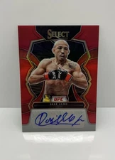 2023 Panini Select UFC - Signatures Jose Aldo #SG-JAL Red Prizm /99 (AU)