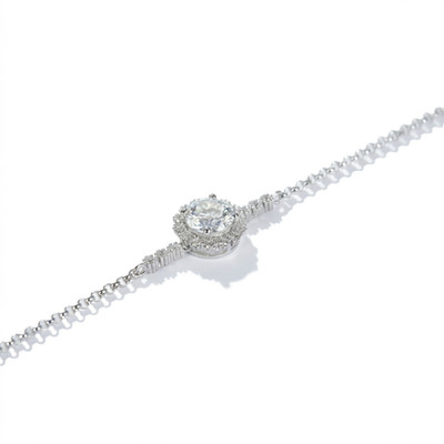 Radiance Halo Moissanite Armband - 1,0ct