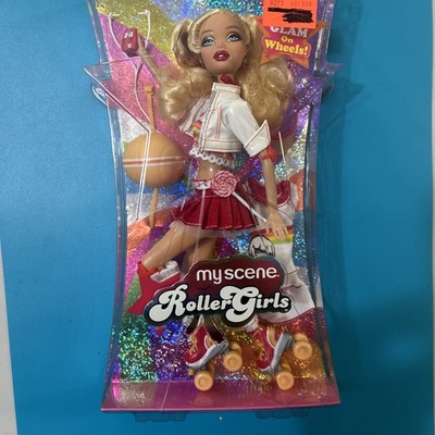 MY SCENE ROLLER GIRLS KENNEDY Barbie Doll Mattel 2006 Mint Condition