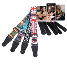1 Stck. Gitarrengurt Nylon Leder E-Gitarre/kl...