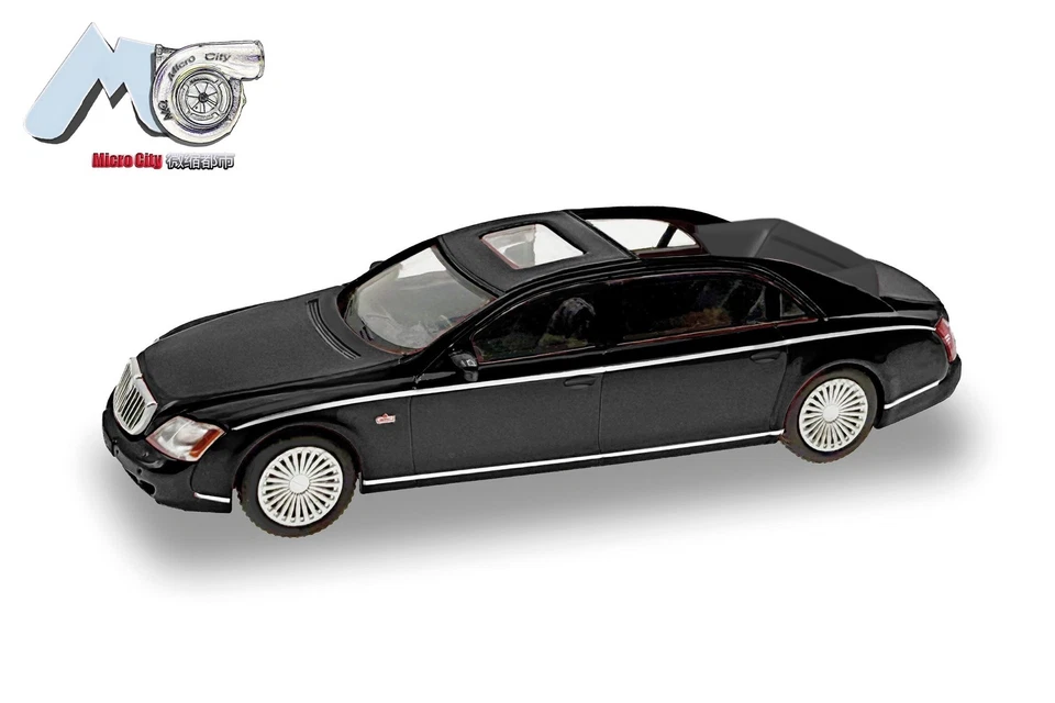 herpa MicroCity87 87MC000033 Maybach 62S - schwarz (2002-2013) 1:87 NEU + OVP