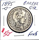 1895-O Barber Quarter  Better Date  FINE CONDITION