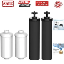 NSF/ANSI 372 Certified Water Filter, Replacement for Berkey Black Filters BB9...