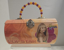 Disney Hannah Montana Undercover Pop Star Roll Tin Box Purse