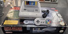 Super Nintendo SNES Console Boxed CIB Paperwork Super Mario World