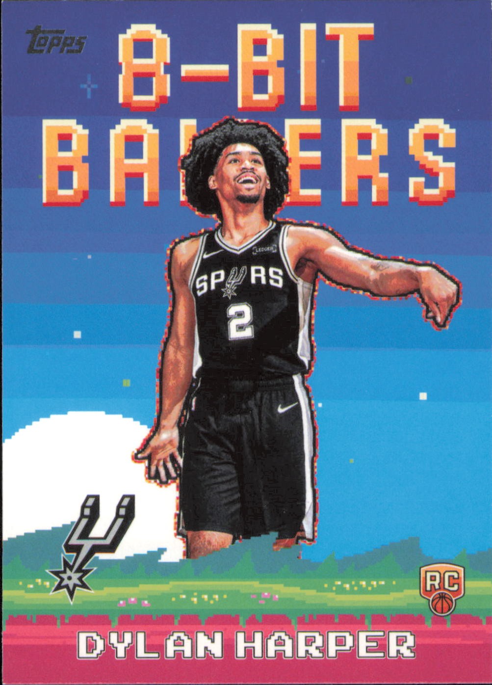 2025-26 Topps #8B-32 Dylan Harper 8-Bit Ballers - FAST USA SHIPPING