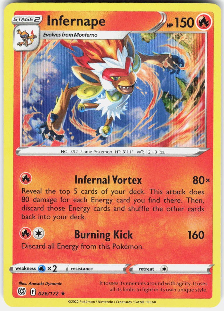 Infernape Holofoil NM[SWSH09 - 026/172]
