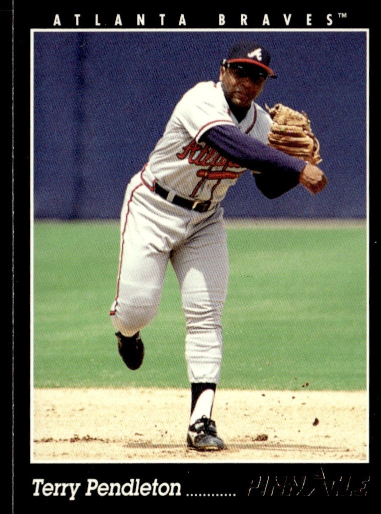 1993 Pinnacle Terry Pendleton Atlanta Braves #60