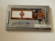 2024 MUSEUM AUTO RYAN PRESSLY SIGNATURE SWATCHES DUAL RELIC  #291/299-ASTROS