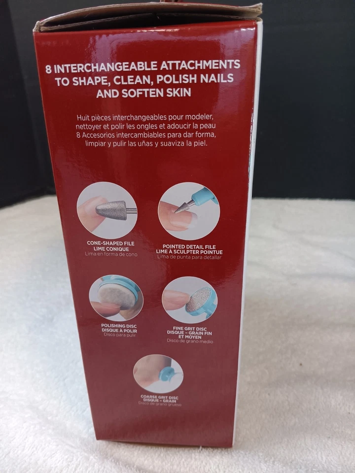 Kit de lima de uñas recargable KISS Power File, 11 piezas nuevo Foto 4 de 4