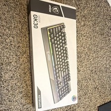 MSI Vigor GK30 Gaming Keyboard USB Wired Illuminated 104-Key QWERTY Black