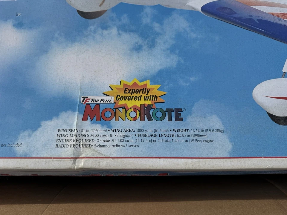 Raro Grandes Aviones 81” IMAA Legal Super Ardilla ARF NUEVO EN CAJA Nuevo Avión RC Foto 2 de 4