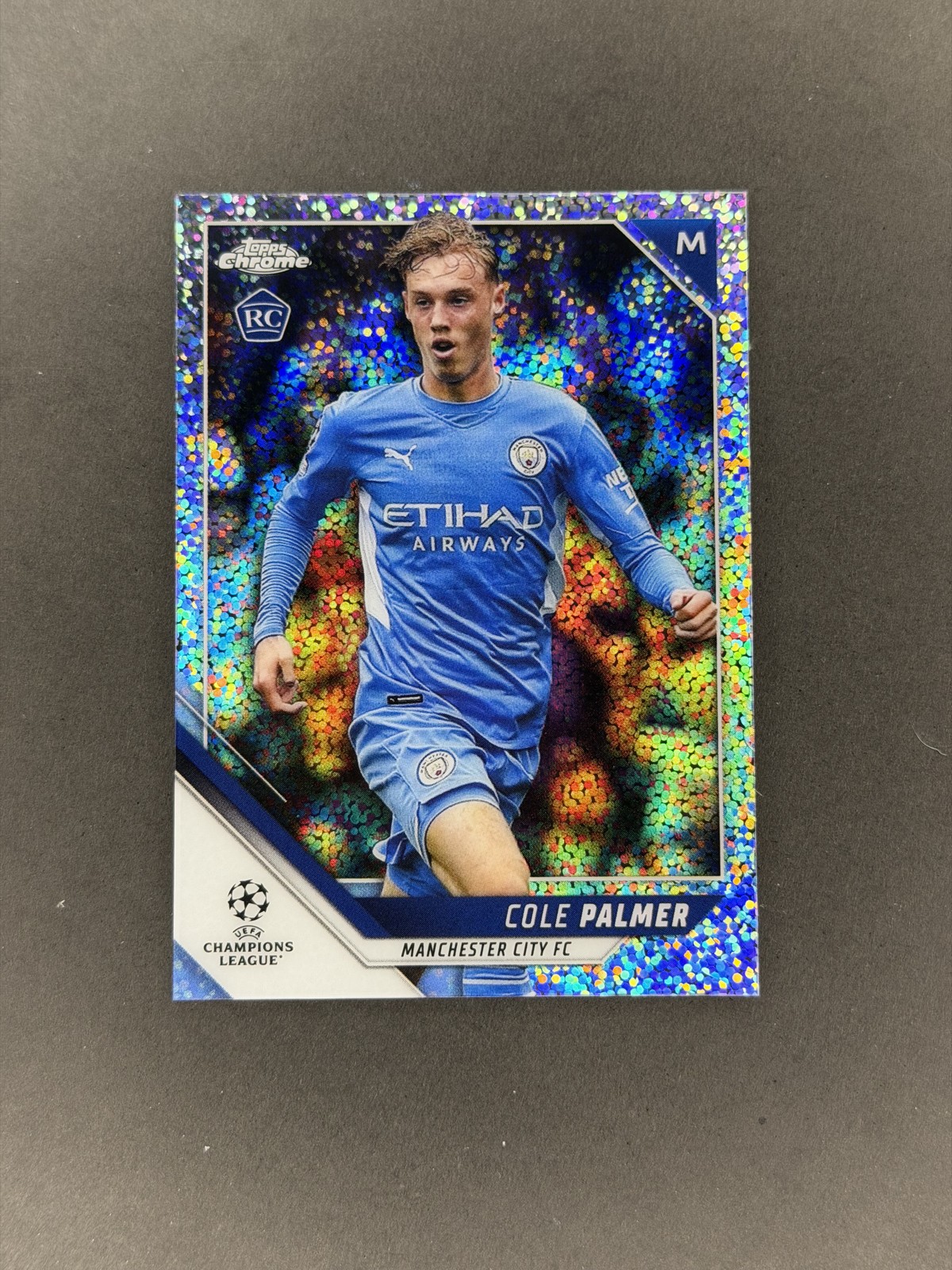 2021-22 Topps Chrome UCL - Cole Palmer #135 Speckle Refractor (RC)