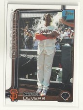 2025 Topps Update Gold Mirror Rafael Devers SSP Image Variation  Giants