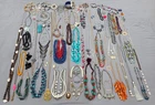 HUGE 100+ VINTAGE TO NOW ESTATE SALE COSTUME JEWELRY LOT COLLECTED OVER YEARS #9