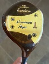 Vintage Tournament Players Target Finder Driver 1 RH Persimmon Oil Hardened