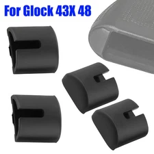 2-4pcs Grip Frame Insert Slug Plug for Sub/Compact Glock 43X 48 Magwell Black