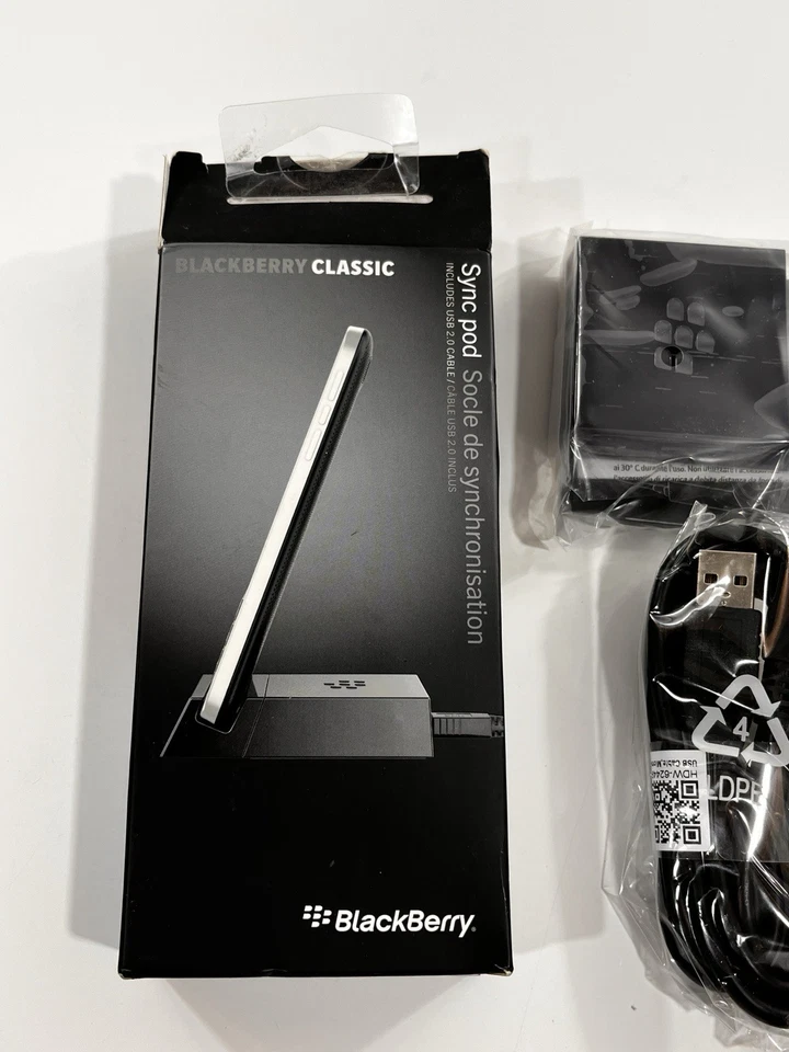 BlackBerry Classic Sync Pod / Charging Pod / Desktop Dock With Cable - Black - Image 3 of 4