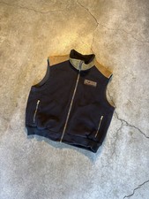Vintage 90s Harley Davidson Leather Motorcycle Vest Size Medium Mens