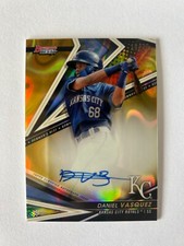 2022 Bowman’s Best Daniel Vasquez Gold Lava Refractor Autograph SSP #10/75 Auto