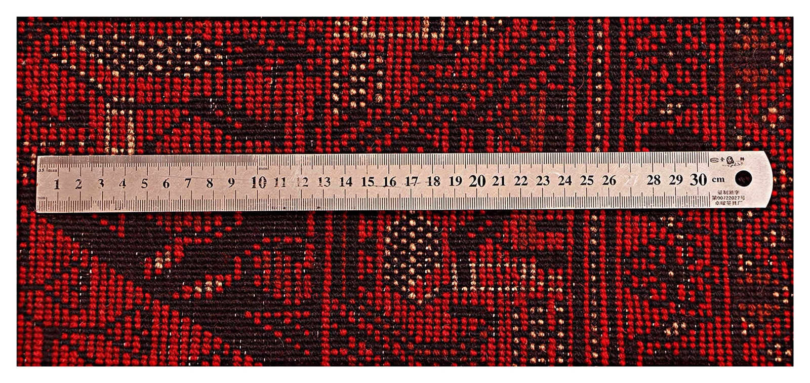 Afghan Khal Mohammadi Teppich 80x300 Handgeknüpft Läufer Braun