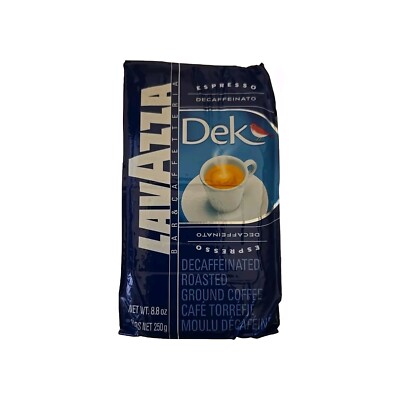 Lavazza Dek Espresso Decaffeinated Roast Ground Coffee 8.8 oz