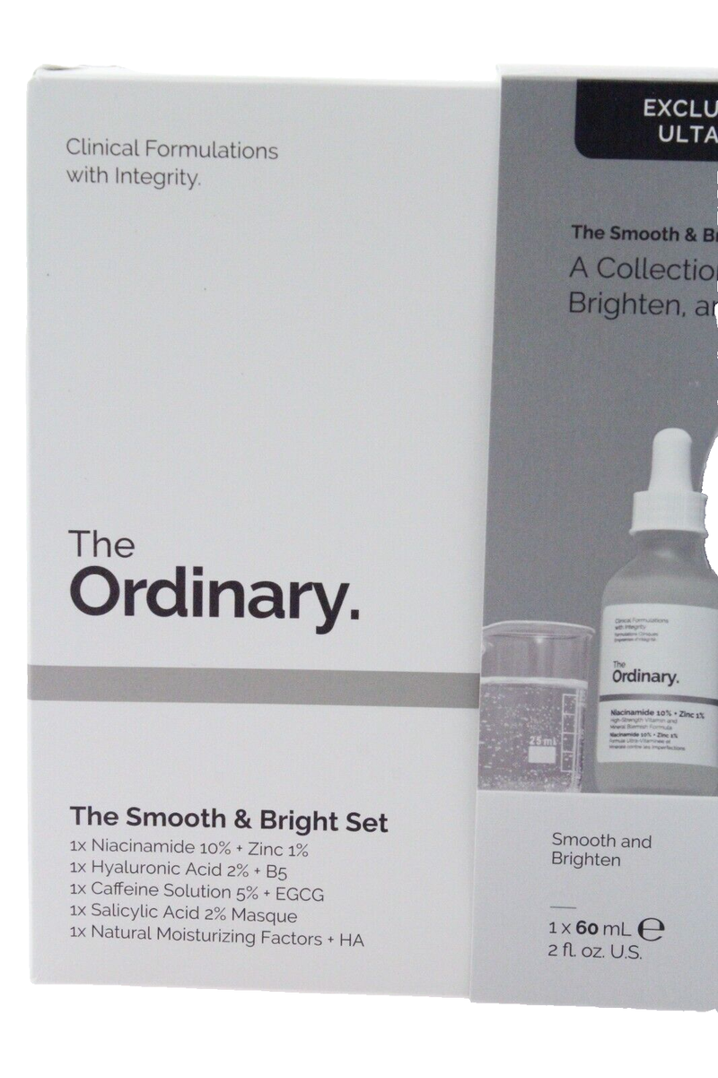 NEW - The Ordinary The Smooth & Bright 5-Pc. Set - LIMITED