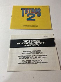 Tetris 2 w/ Poster Nintendo Entertainment System NES Complete in Box CIB