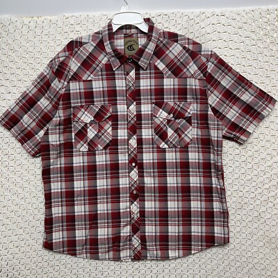 Chemises Wrangler Western/Tan Plaid Pearl Snap/vintage des années 1990/ manches longues/3 poignets pression - France