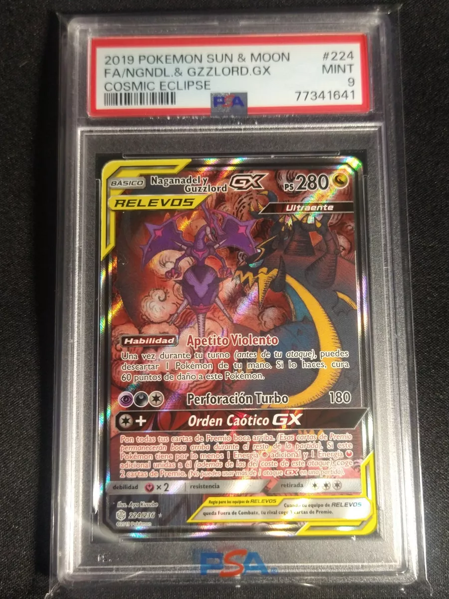 Naganadel & Guzzlord GX (Alternate Full Art) (224/236) [Sun & Moon: Co –  Pokemon Plug