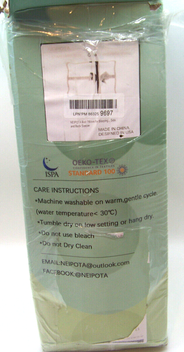 NEIPOTA Pillows Standard Size Set of 2, Hotel Collection Side & Back Sleeper eBay