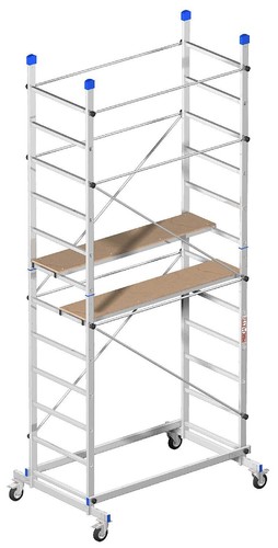 Trabattello Alluminio Ponteggio Marchetti Mobile con Ruote 150 Kg - 20694 Zeus - Foto 2 di 2