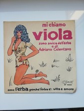 ADRIANO CELENTANO 45 giri 7" DISCO  VIOLA  SE SAPEVO NON CRESCEVO - CLAN (1336)