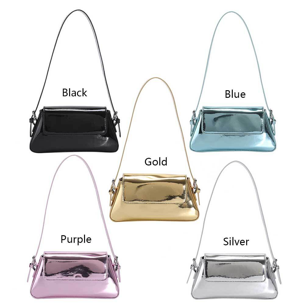Women Evening Hand Bag Bright Commute Bag Fashion Portable Exquisite