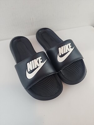 Nike Slides Sandal Mens Size Black White CN9675-002 Casual Athletic  Sandal
