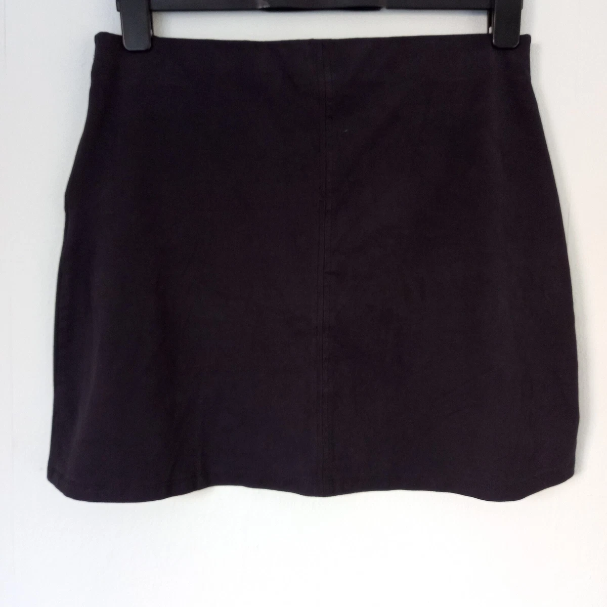 Black suede on sale a line skirt